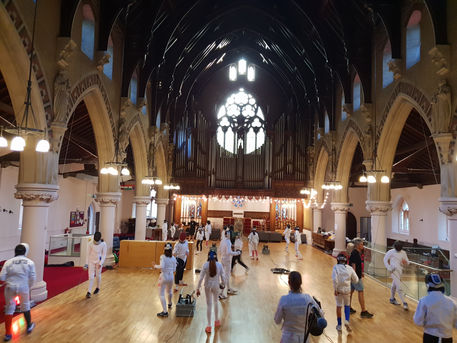 First day of the new season. Go Knightsbridge Fencing Club!
