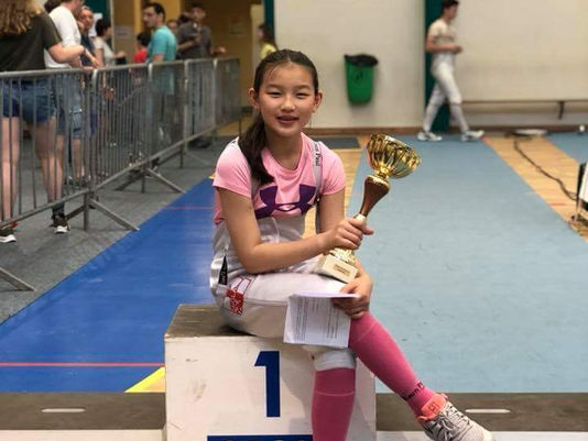 Ellie won 2018 International Youth Tournament of Dieppe, France!