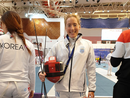 Julianna is preparing for day 1 at the World Cup in Dubai 2019