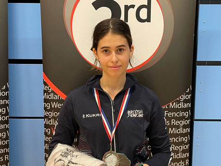Hannah got Bronze at the Birmingham Senior International 