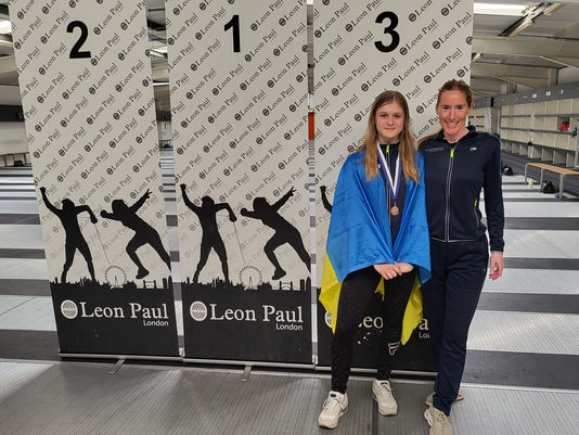 Anastasiia got Bronze at the Cadet BRCB London