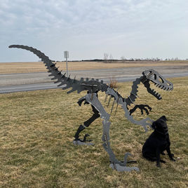 Metal Dinosaur Raptor