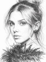 Millie Bobby Brown digital pencil portrait