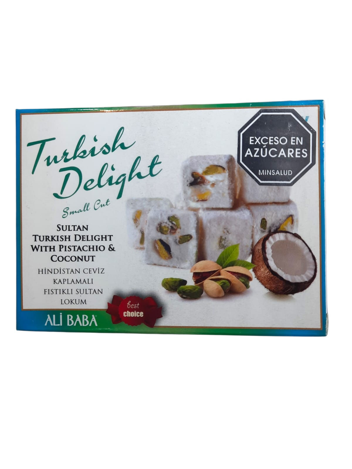 DELICIAS TURCAS Sabor a Pistacho y Coco