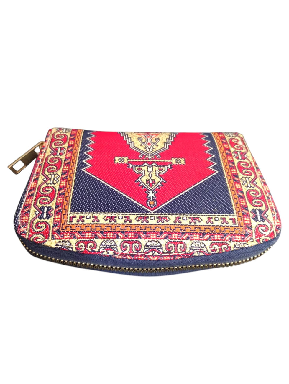 Billetera Turca Mediana Azul-Rojo