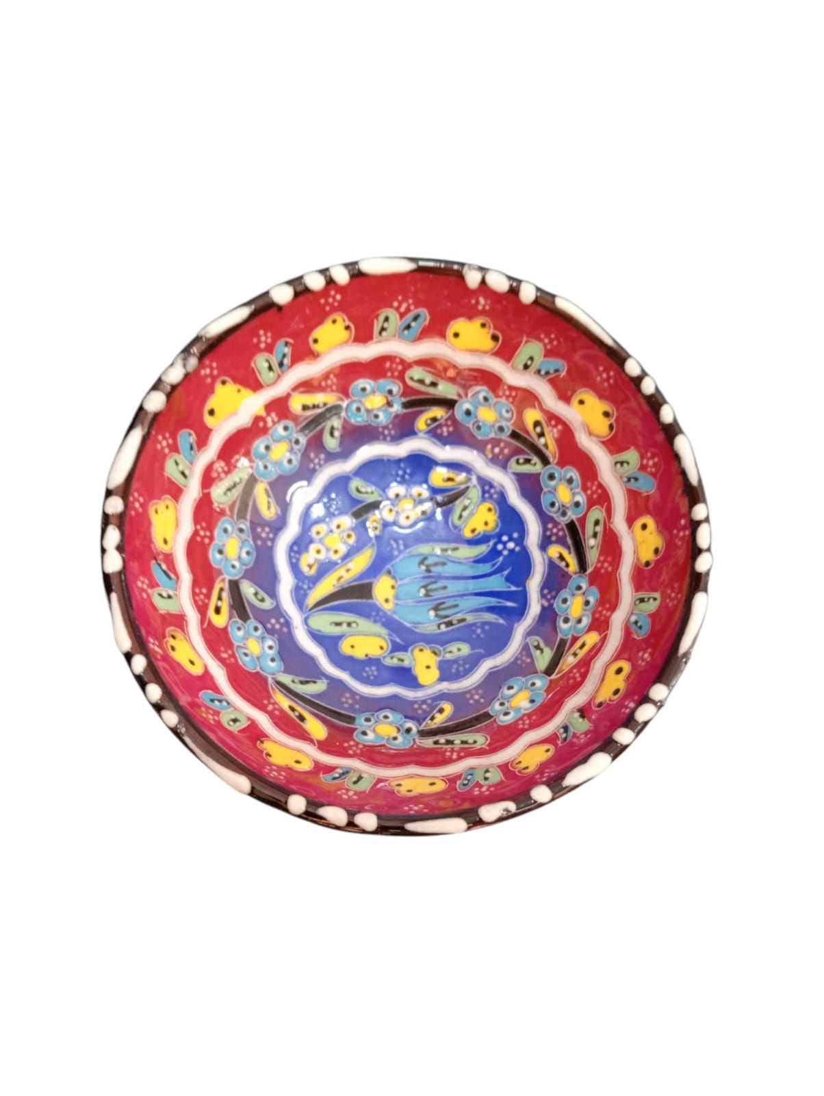 Vasija Cerámica 10cm roja #2