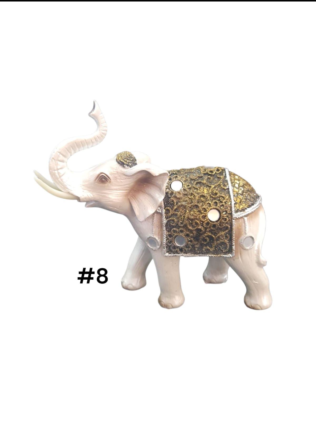 Elefante Resina Beige-Café #8