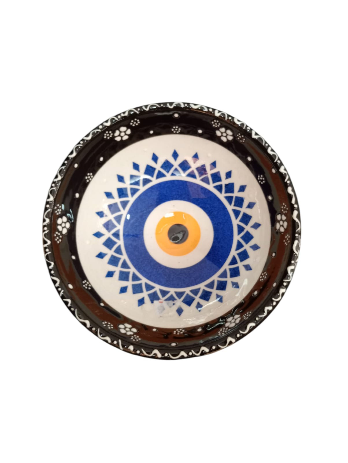 Vasija Cerámica 10cm negra #6