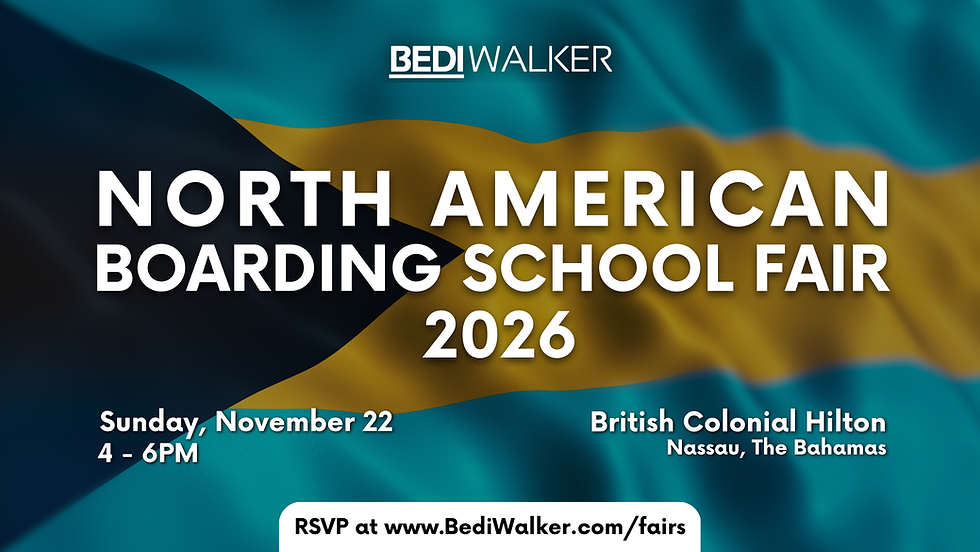 North American Boarding School Fair 2026 - Nassau, Bahamas