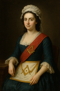 Retrato de Mulher com Traje Maçônico.png