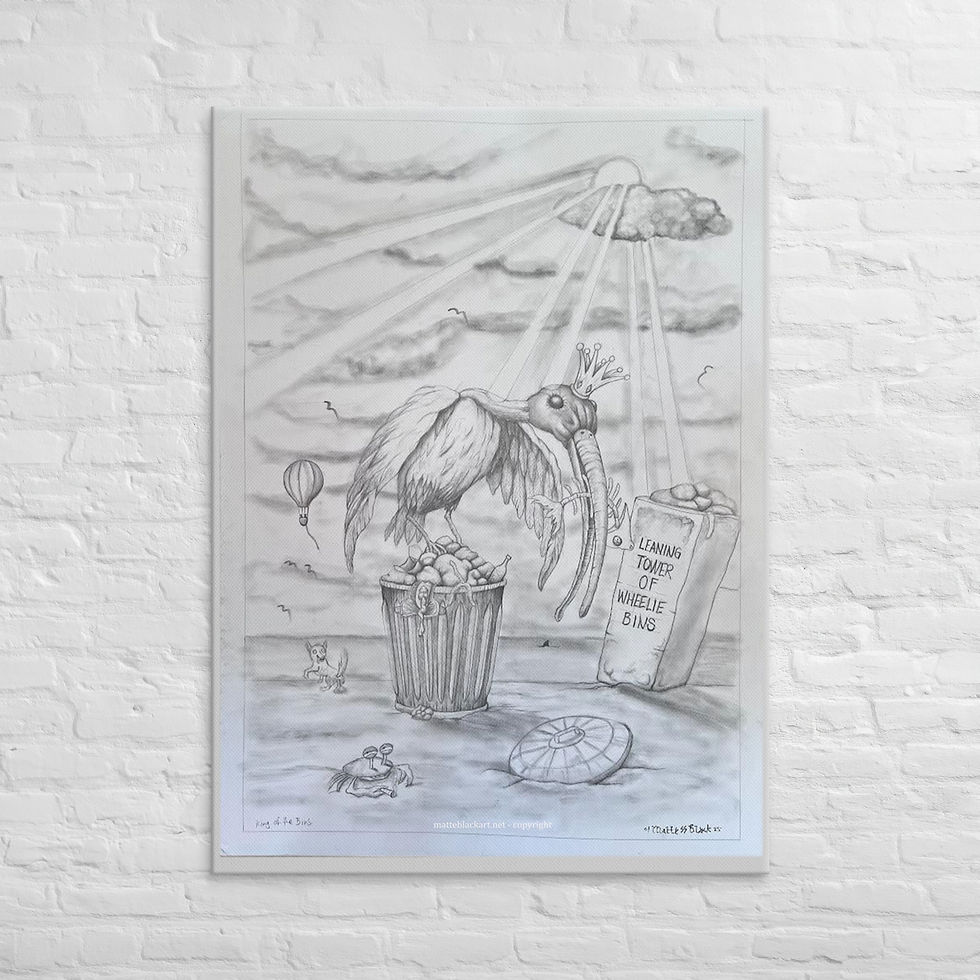 Thumbnail: Bin Chicken Canvas