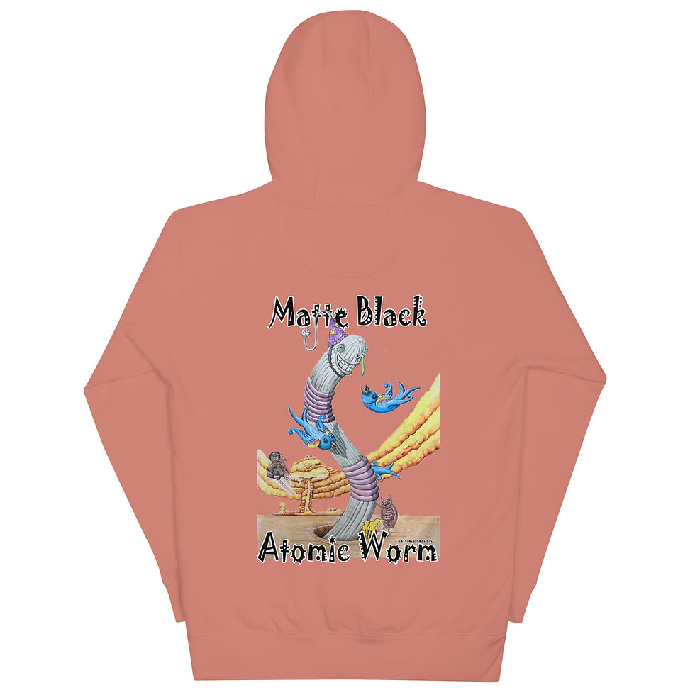 Thumbnail: Atomic worm Colour Unisex Hoodie