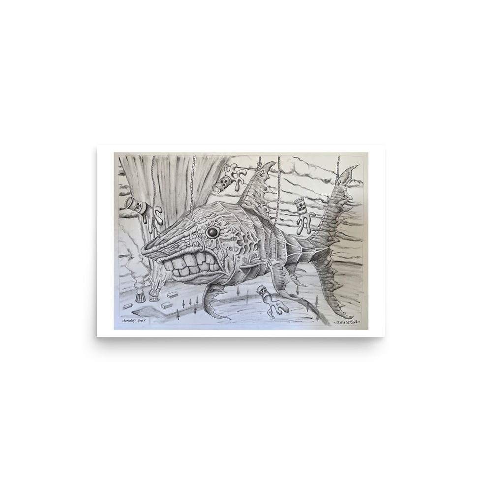 Thumbnail: Chernobyl Shark Poster