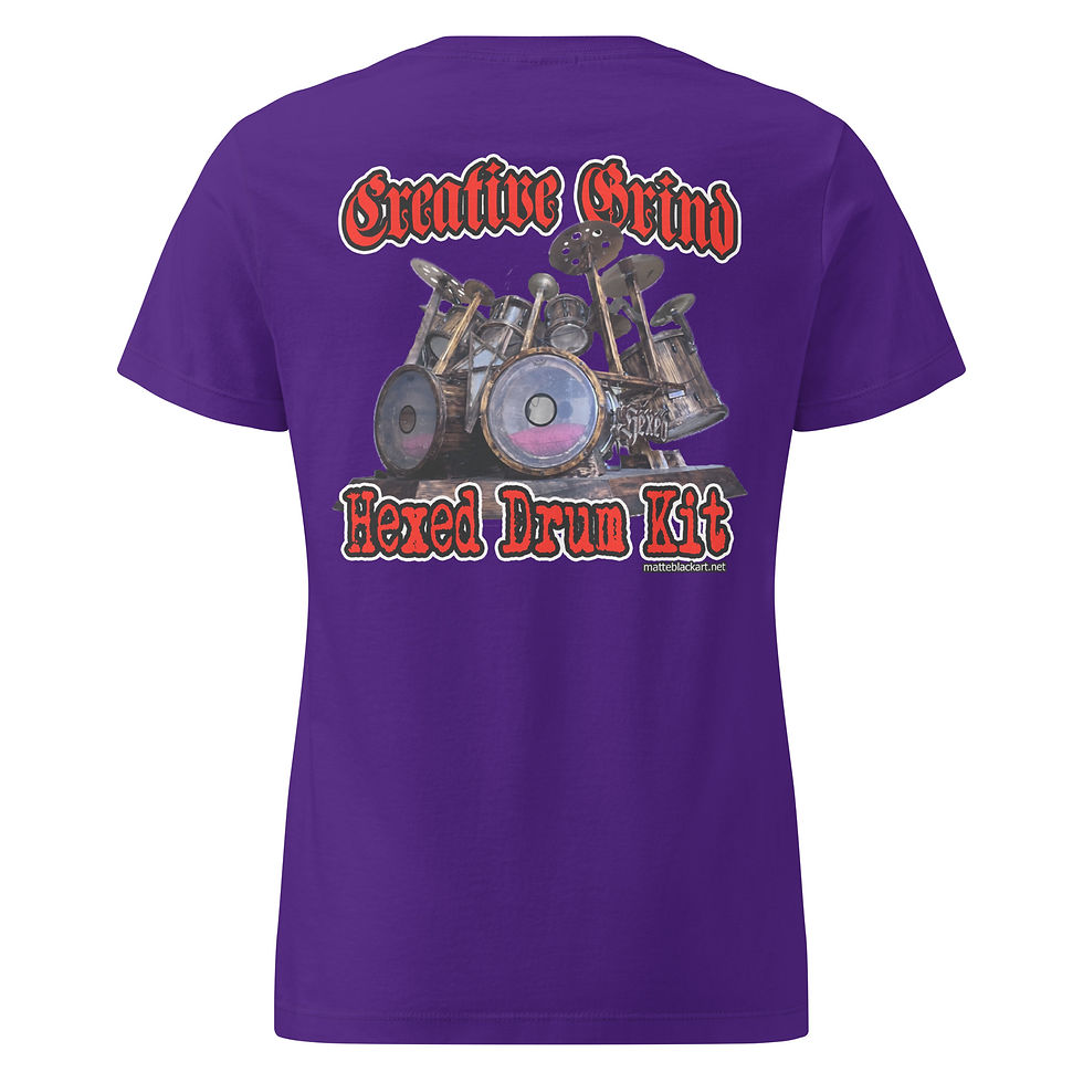 Thumbnail: Women’s creative grind hexed drum kit tee