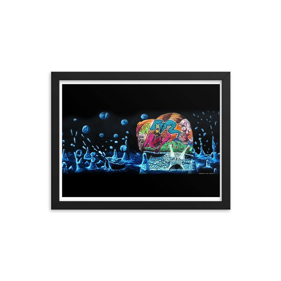 Thumbnail: Snaily - Framed poster