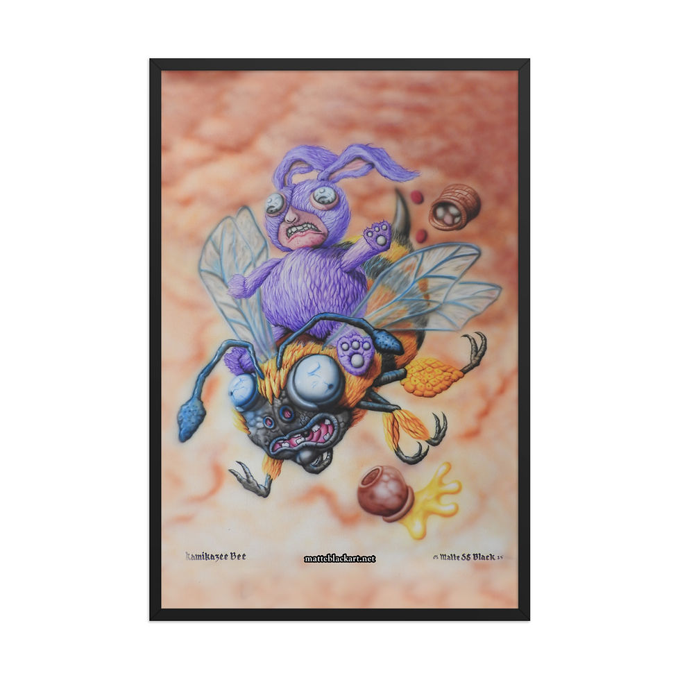 Thumbnail: Kamikazee Bee Framed poster