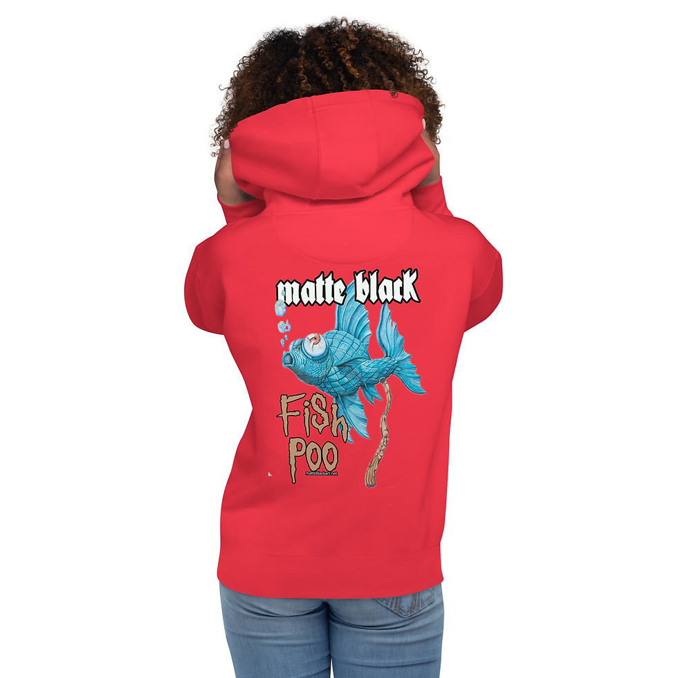 Thumbnail: Fish Poo Colour Unisex Hoodie
