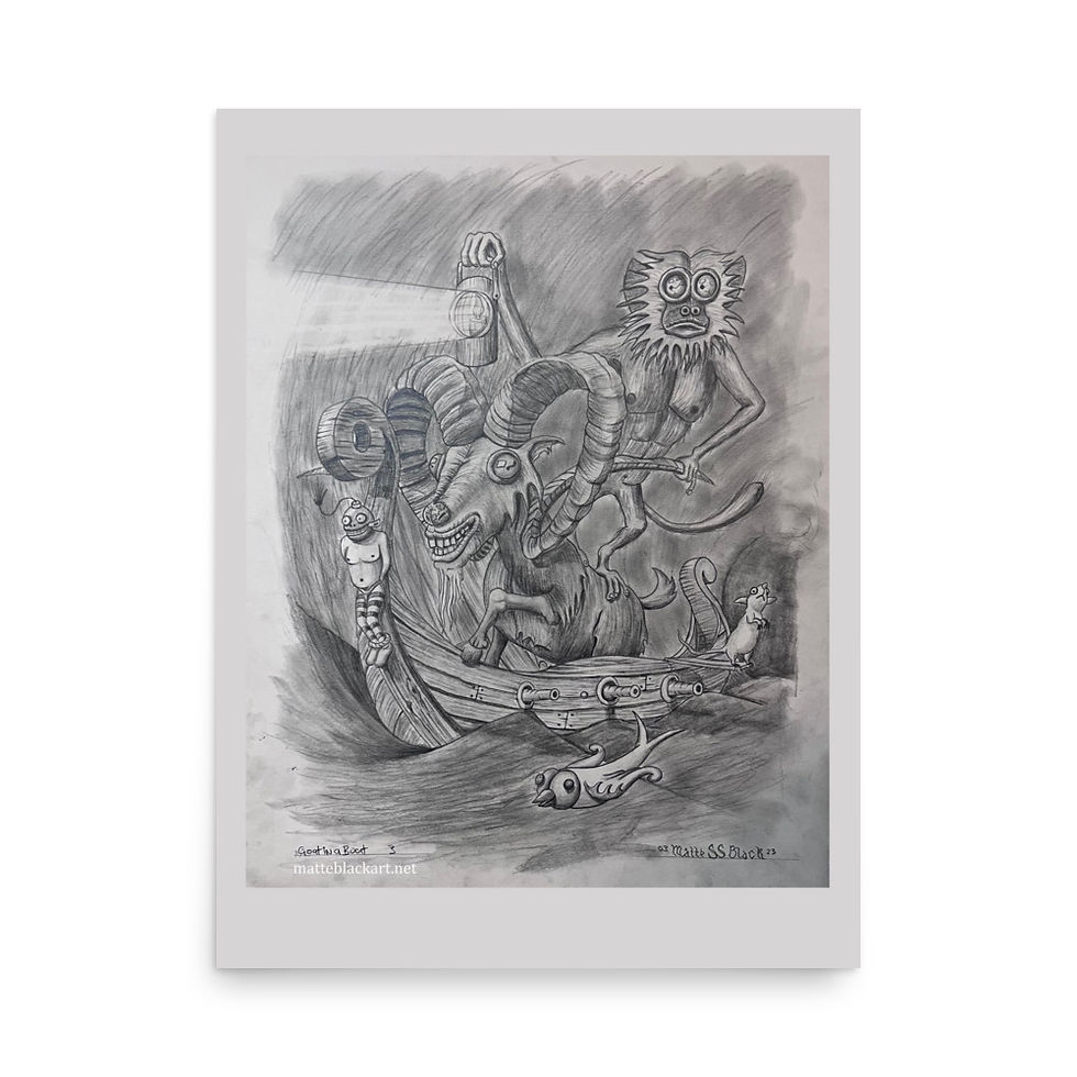 Thumbnail: Goat in a Boat Poster