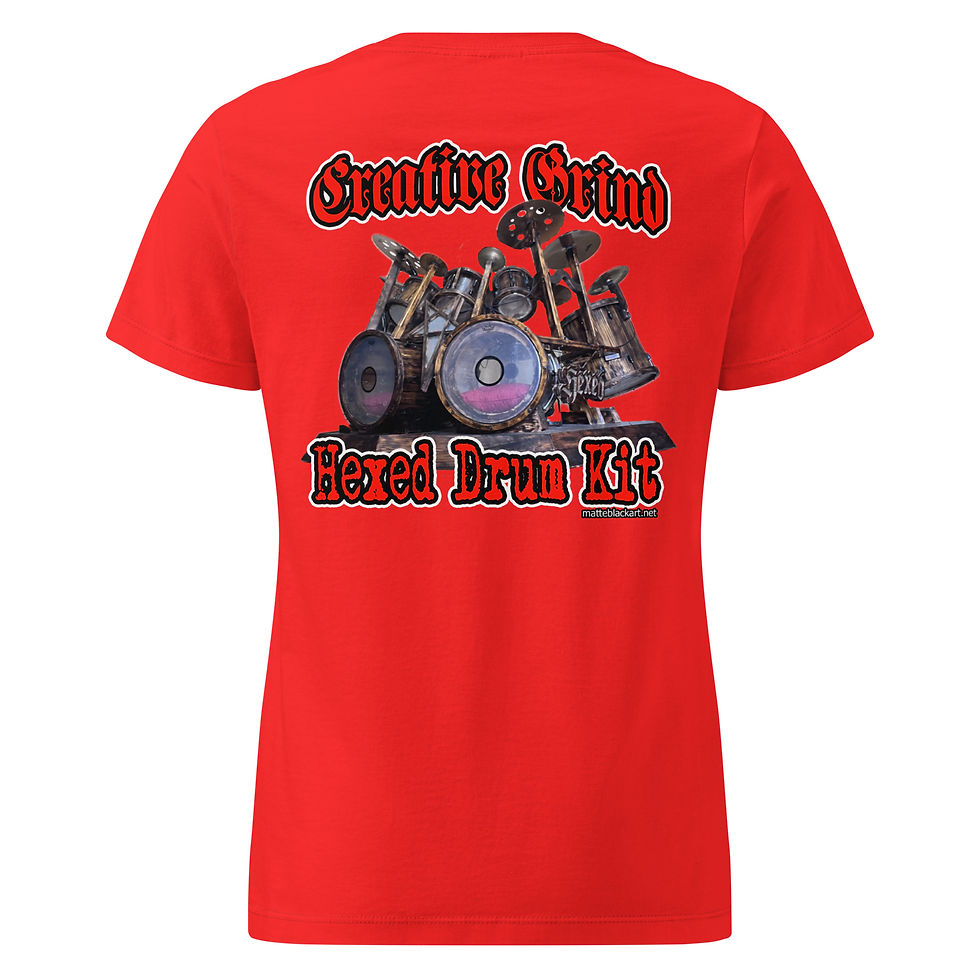 Thumbnail: Women’s creative grind hexed drum kit tee