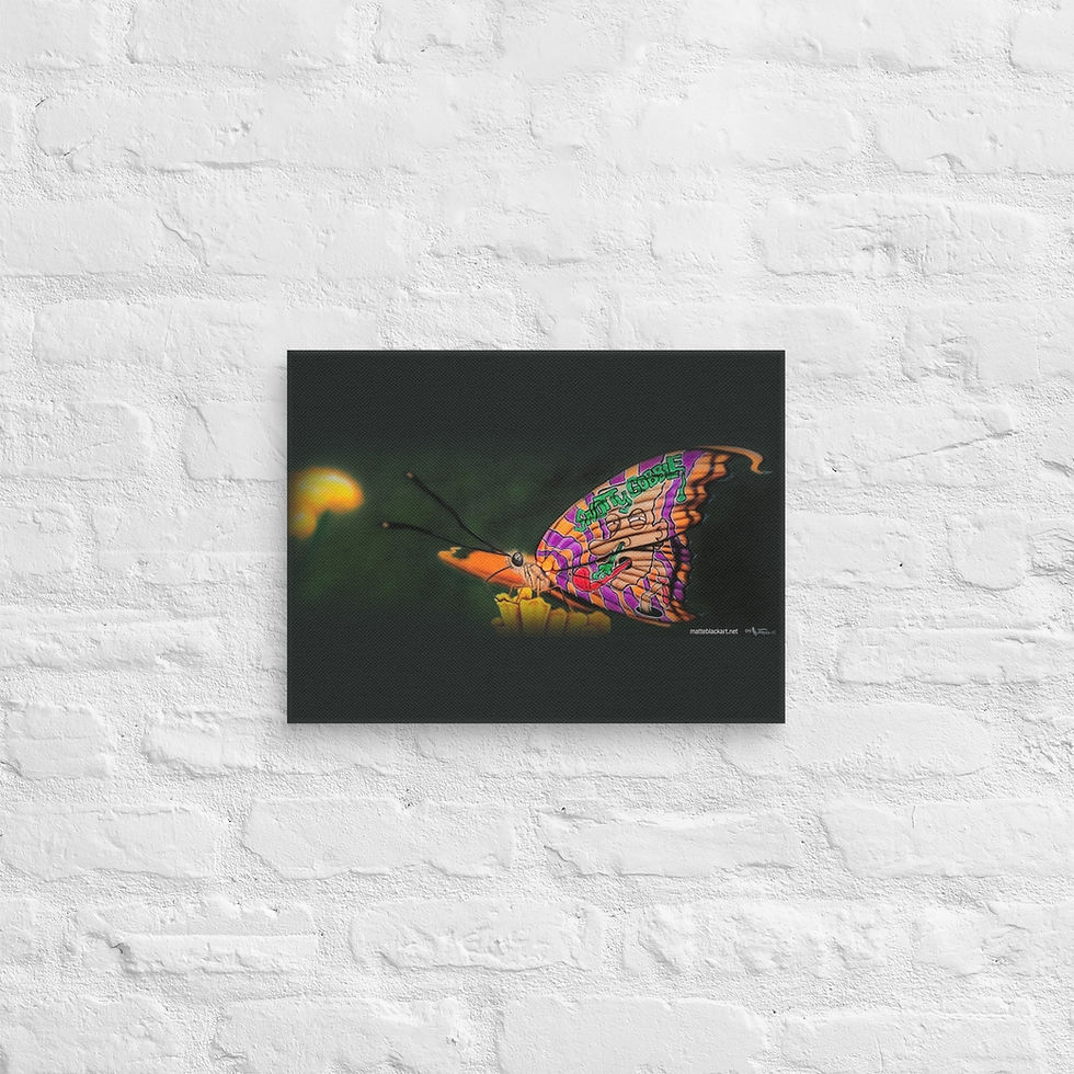 Thumbnail: Snottie Gobble Butterfly Canvas