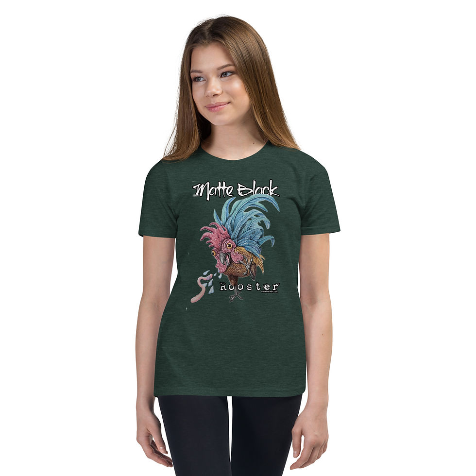 Thumbnail: Rooster colour Youth Short Sleeve T-Shirt