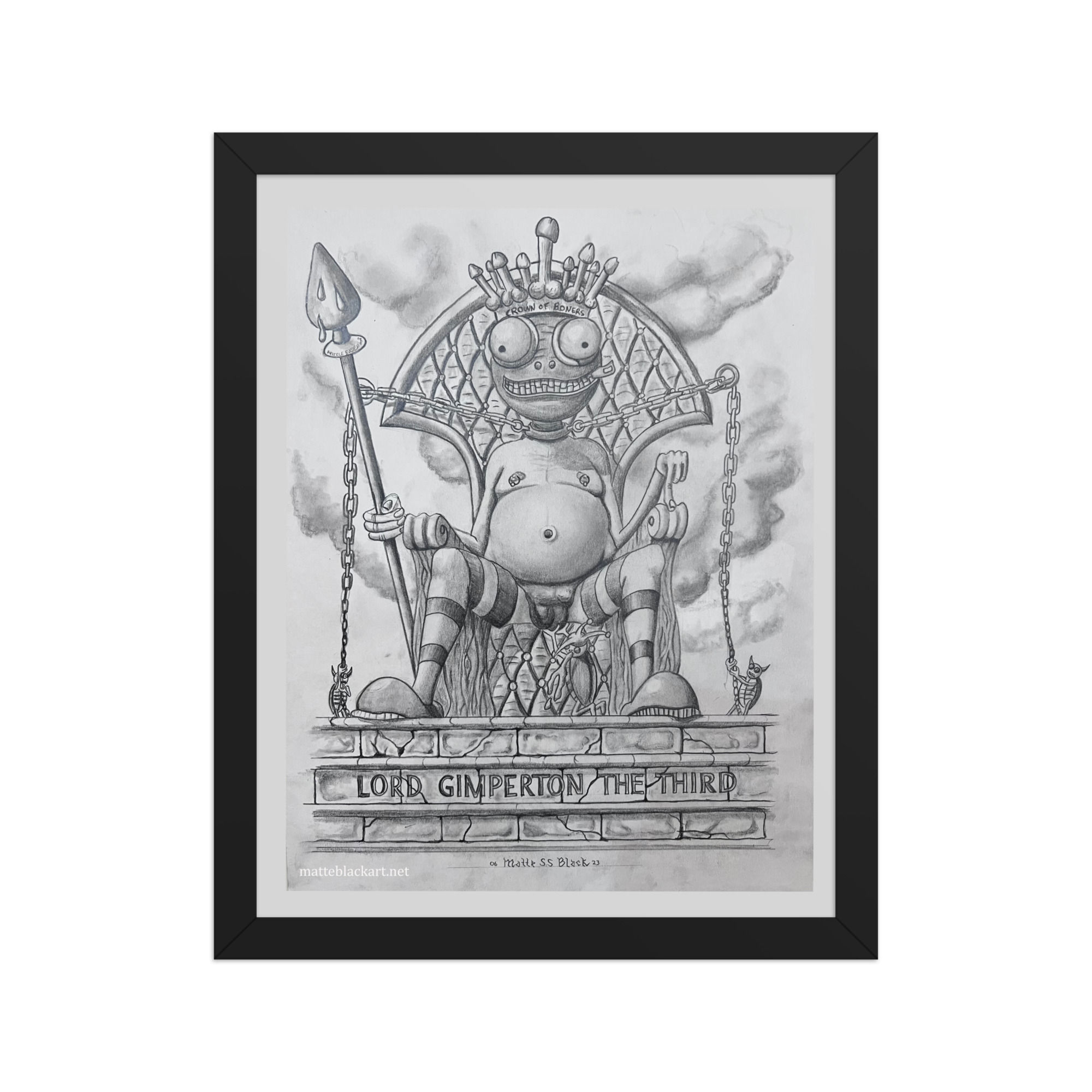 Lord Gimperton Framed poster