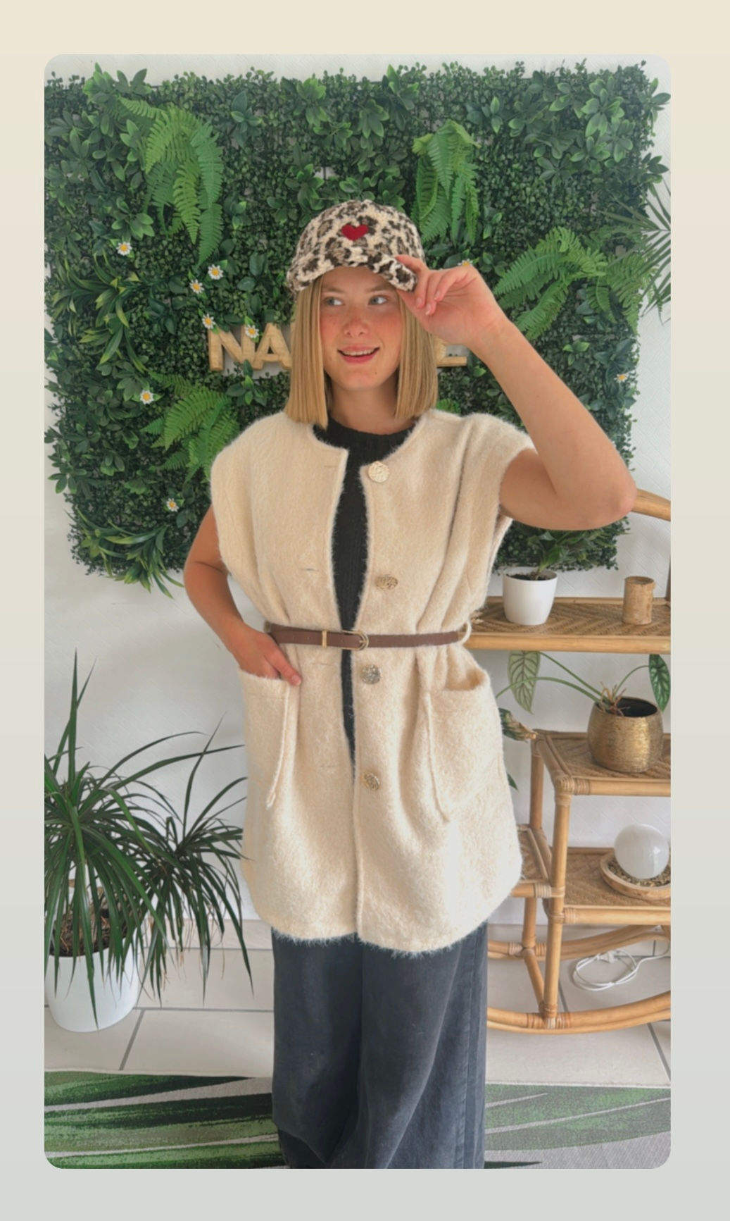 Gilet Florence Écru 