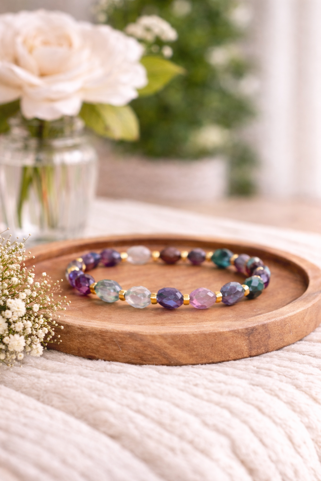 Fluorite à facettes