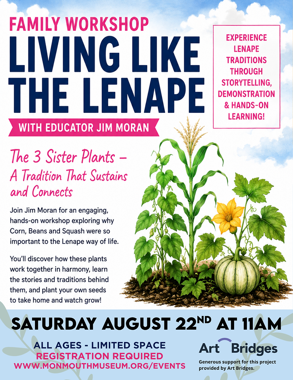 Native Americans of NJ: Family Workshop -  Living Like the Lenape