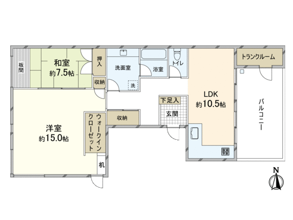 ビラージュ平和 間取り図.gif