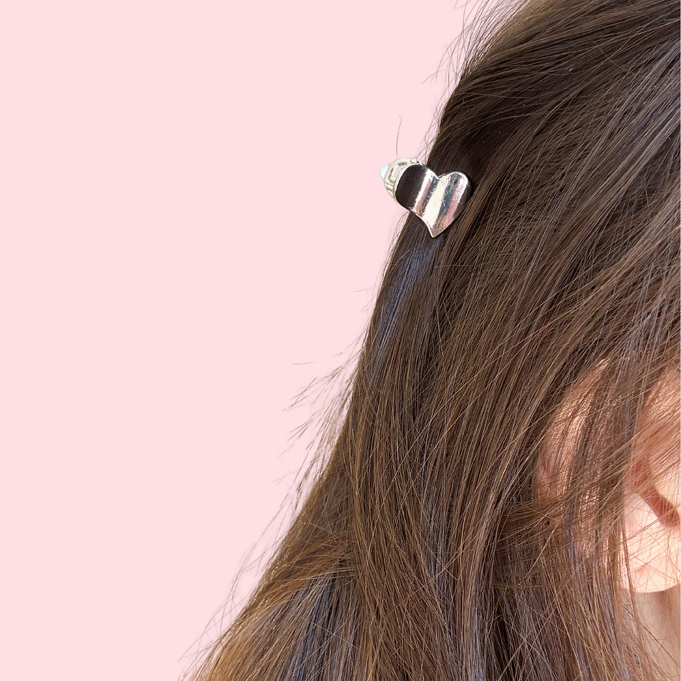 Miniatura: set de dos pinzas de cabello, pequeñas