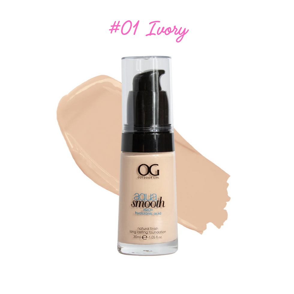 Miniatura: Base Líquida Aqua Smooth OG – Acabado Natural y de Larga Duración