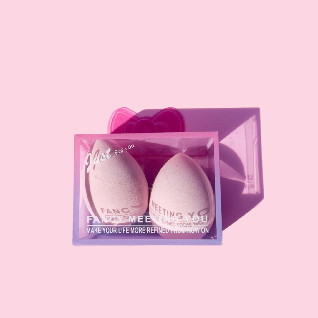 esponja para maquillaje -2 pcs