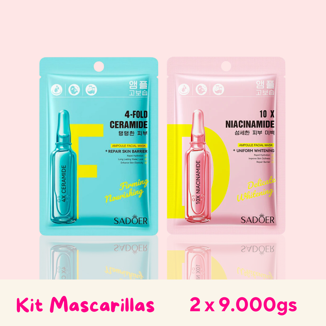 Kit mascarillas - 2 pcs