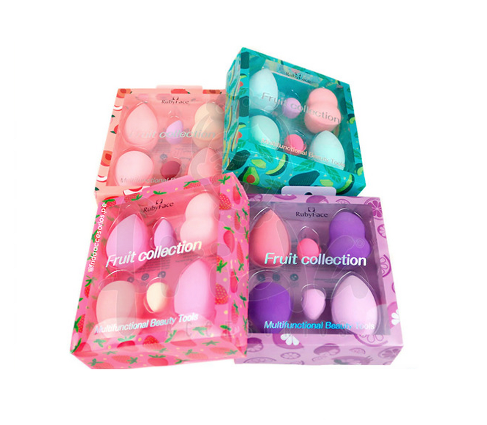 Miniatura: SET DE 6 ESPONJAS - RUBY FACE