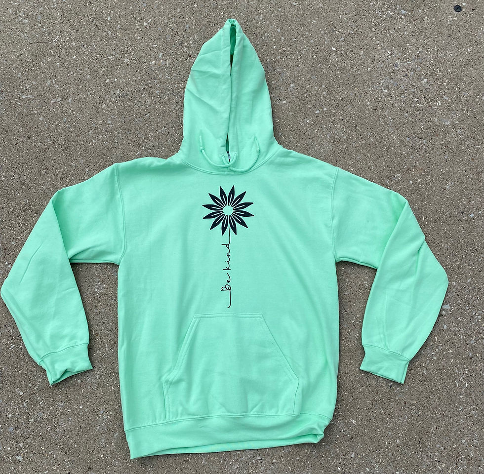 Flower be kind hoodie