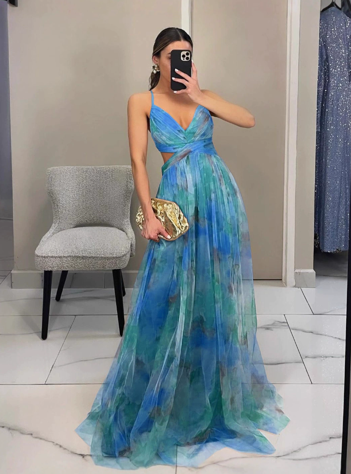Thumbnail: Printed camisole dress