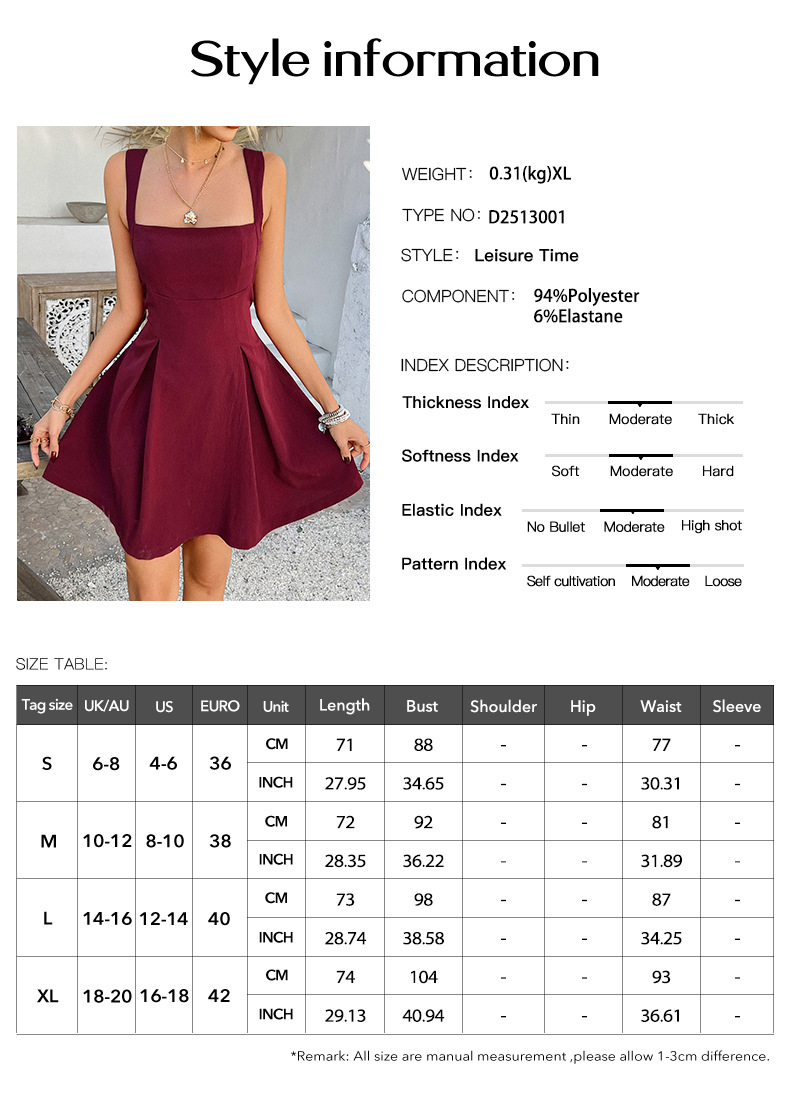 Thumbnail: Solid-color dress