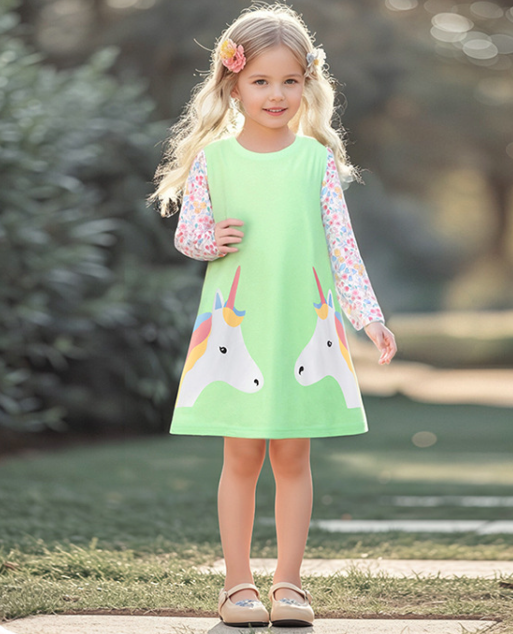 Long sleeved children's skirt