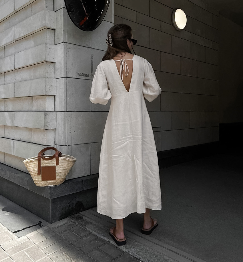 Thumbnail: Cotton and linen dress