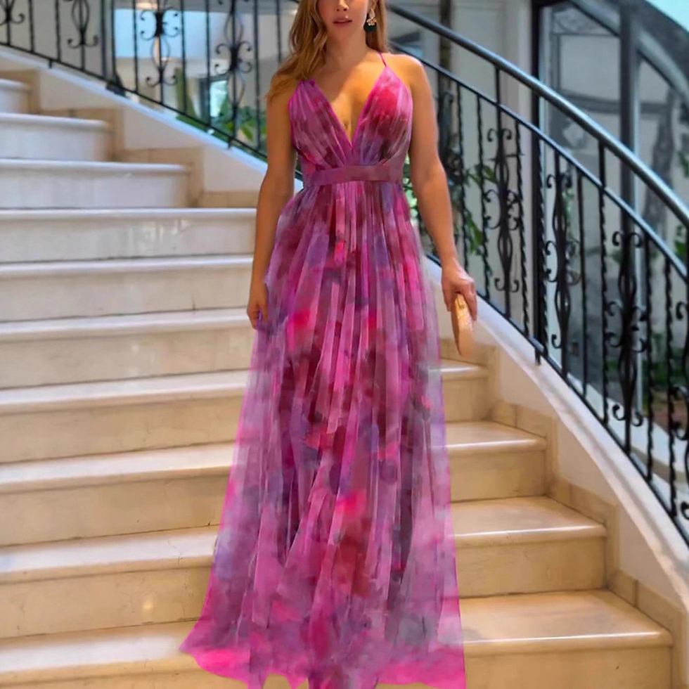 Thumbnail: Printed camisole dress