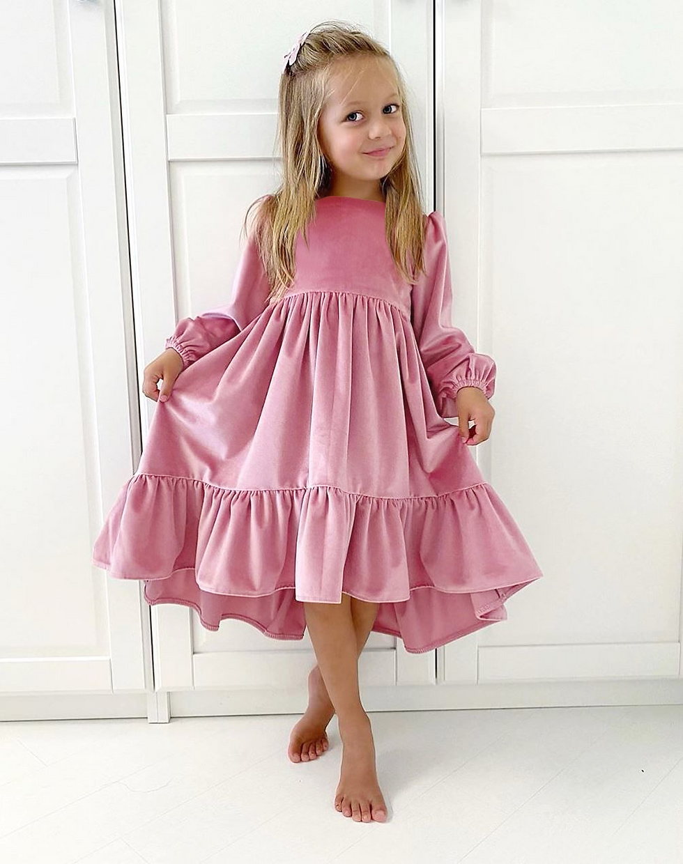 Thumbnail: Lotus leaf skirt spliced princess skirt