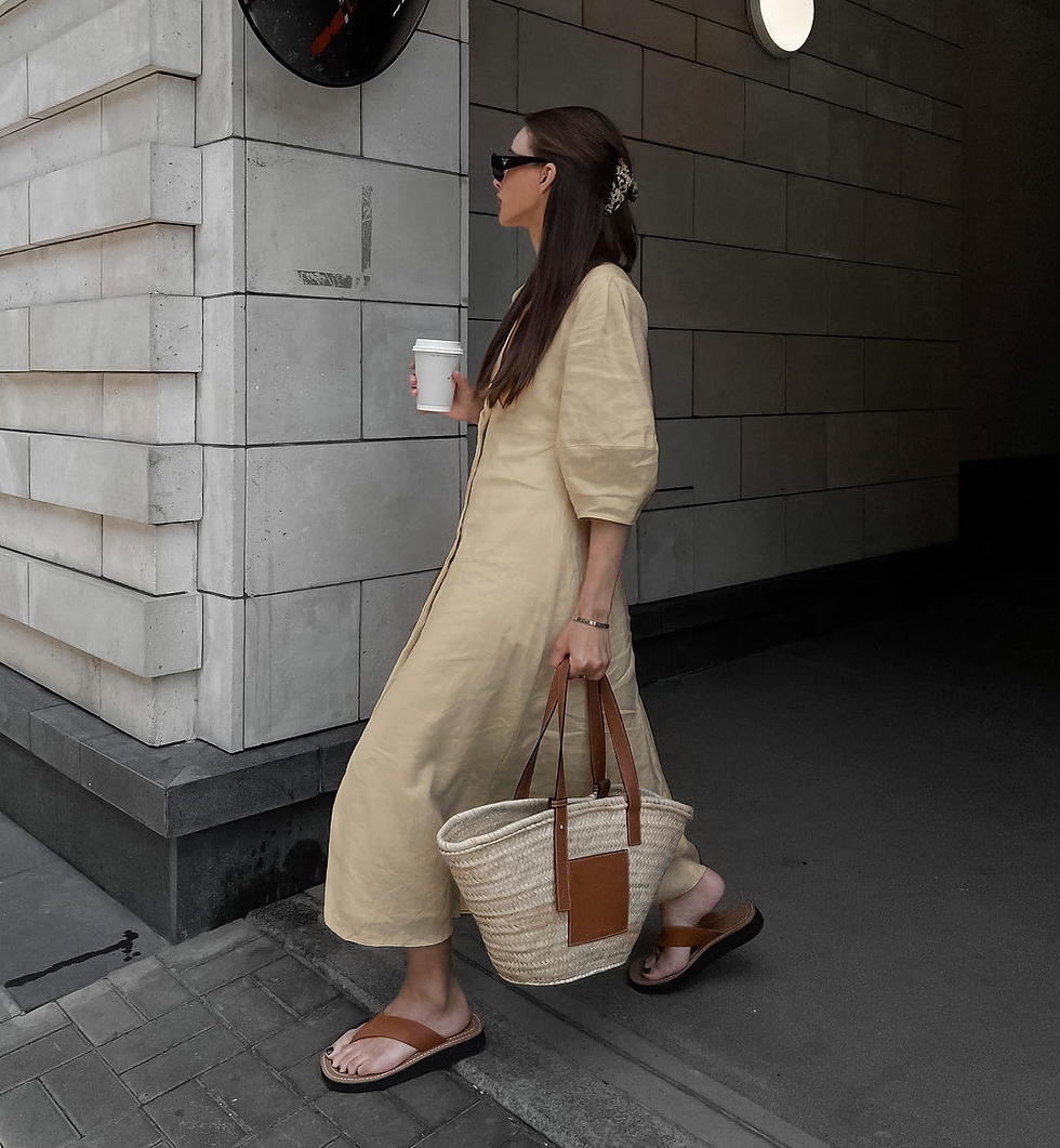 Thumbnail: Cotton and linen dress