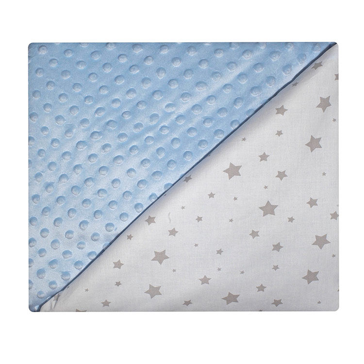 Thumbnail: Cotton & Minky Blanket with Stars