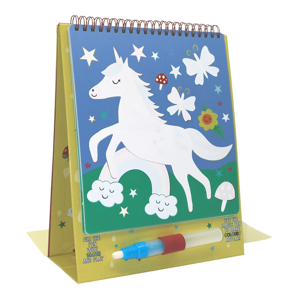 Thumbnail: Magic Colour Changing Watercard Easel & Pen - Rainbow Fairy