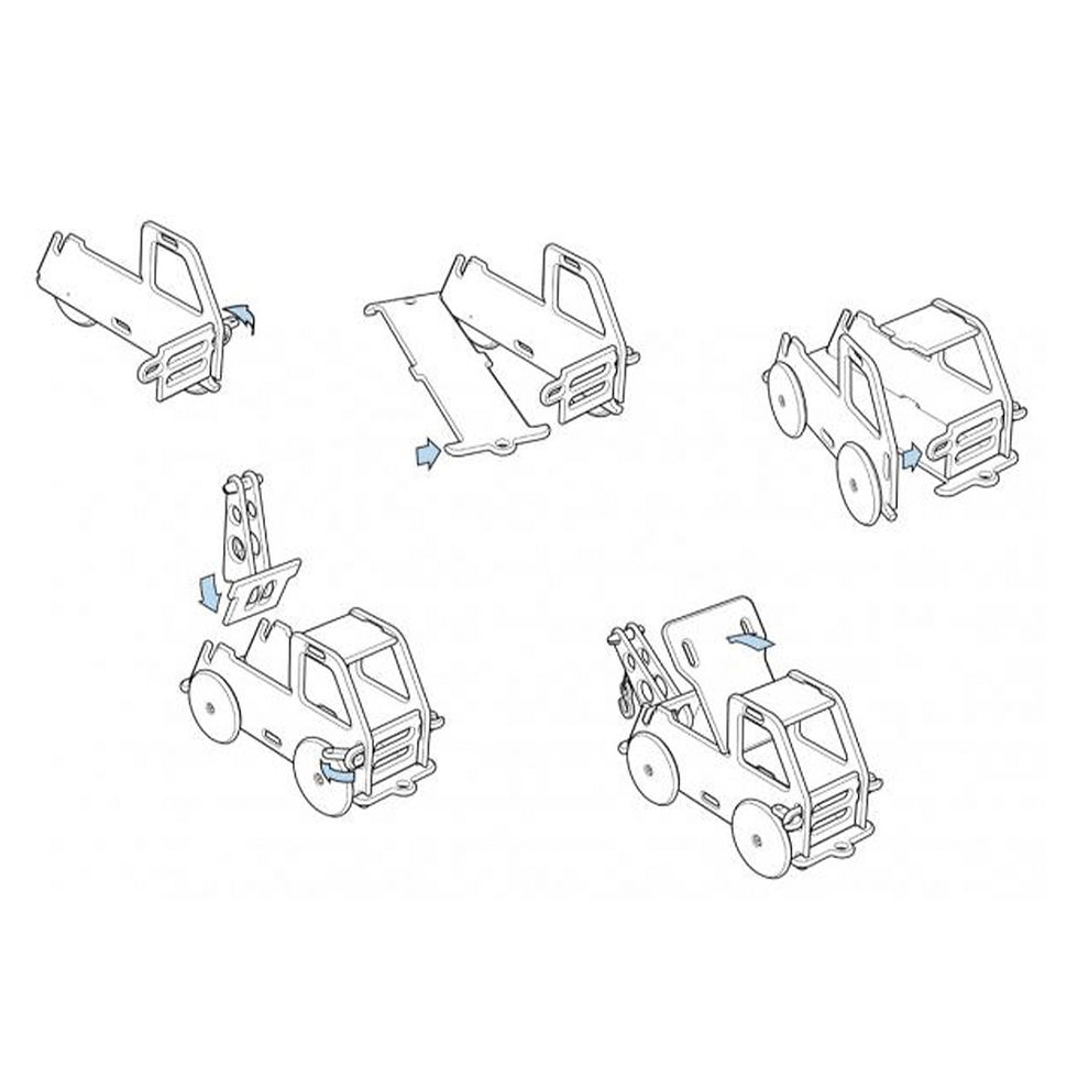 Thumbnail: Tow Truck Ride-On (Natural Finish)