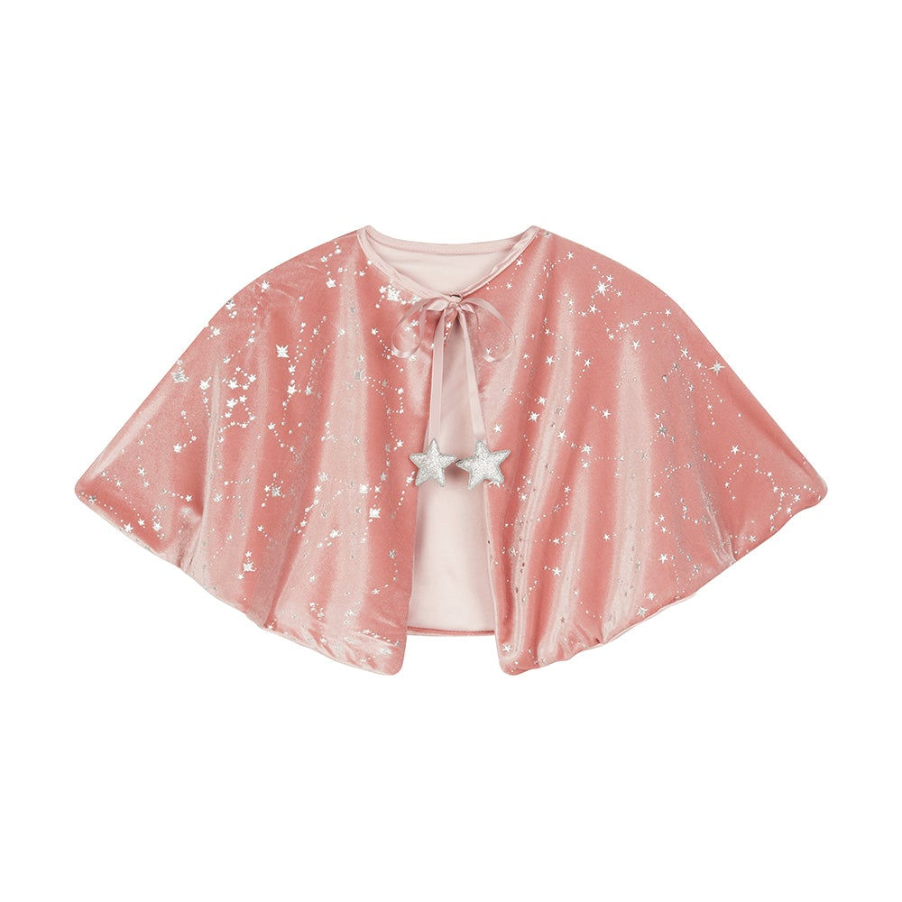 Velvet Wizard Cape - Pink