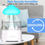 Thumbnail: Rain Diffuser Cloud Humidifier 450ML Diffuser Water Drip Waterfall Lamp Mushroom