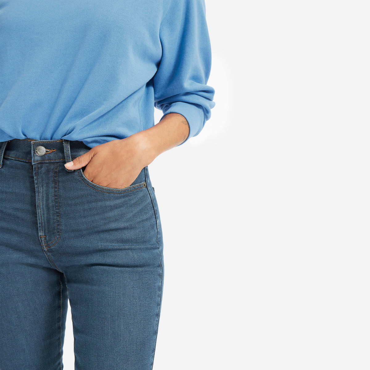 EVERLANE High Rise Stretch Skinny Jeans