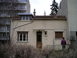 Vue depuis le jardin avant travaux